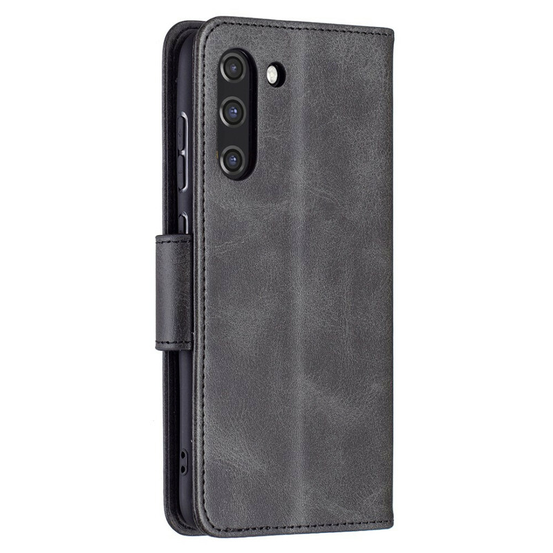 Housse Samsung Galaxy S21 FE Lisse Rabat Oblique Housse Samsung Galaxy S21 FE Lisse Rabat Oblique