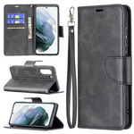 Housse Samsung Galaxy S21 FE Lisse Rabat Oblique Housse Samsung Galaxy S21 FE Lisse Rabat Oblique