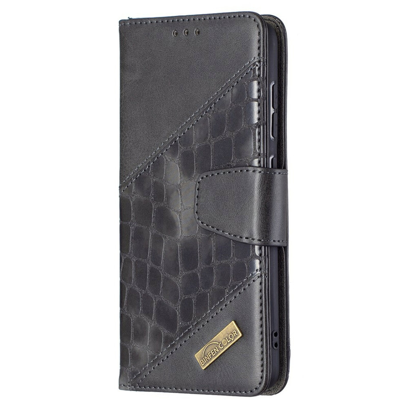 Housse Samsung Galaxy S21 FE Effet Peau de Crocodile Classique Housse Samsung Galaxy S21 FE Effet Peau de Crocodile Classique
