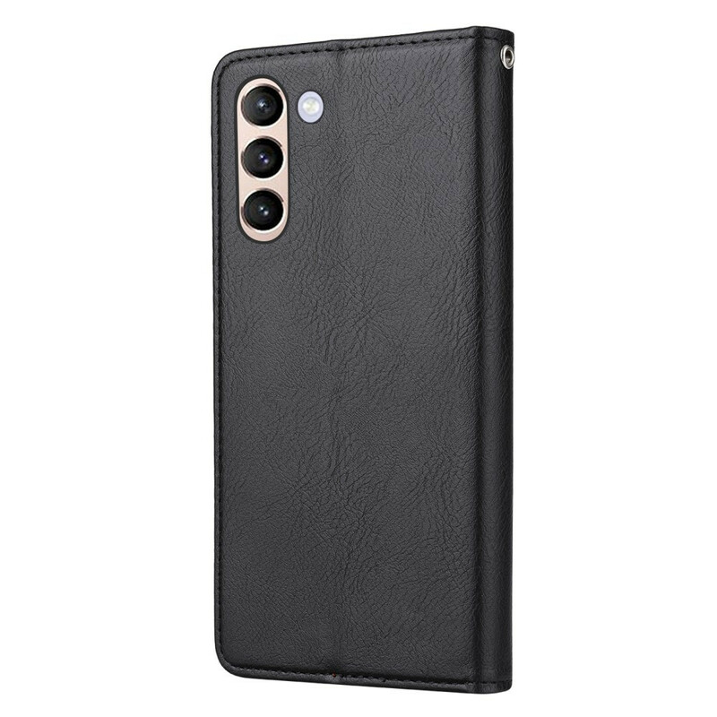 Flip Cover Samsung Galaxy S21 FE Simili Cuir Porte-Cartes Flip Cover Samsung Galaxy S21 FE Simili Cuir Porte-Cartes