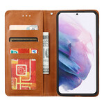 Flip Cover Samsung Galaxy S21 FE Simili Cuir Porte-Cartes Flip Cover Samsung Galaxy S21 FE Simili Cuir Porte-Cartes