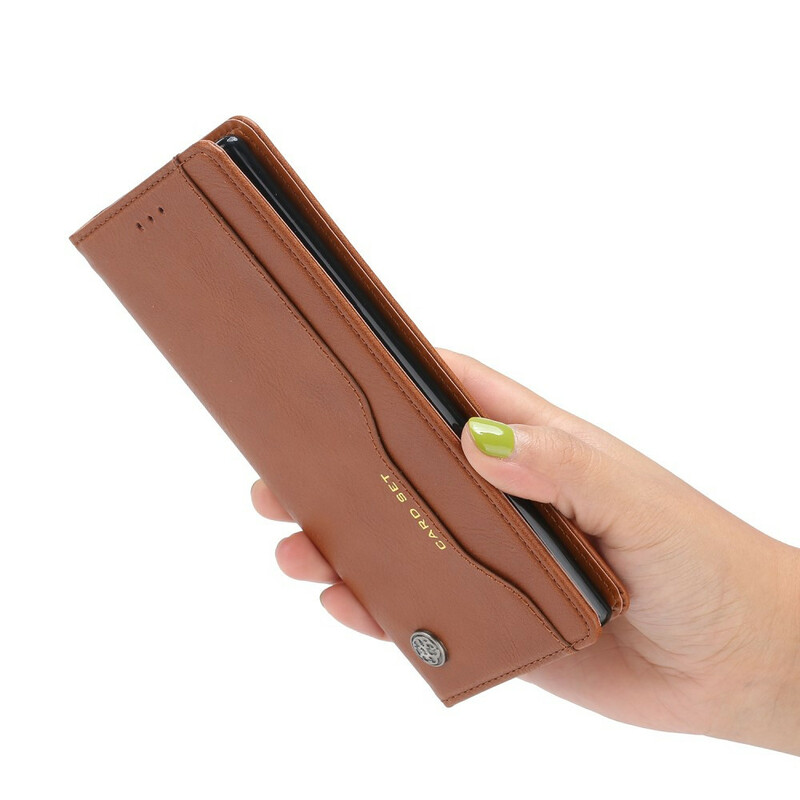 Flip Cover Samsung Galaxy S21 FE Simili Cuir Porte-Cartes Flip Cover Samsung Galaxy S21 FE Simili Cuir Porte-Cartes