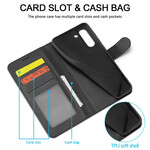 Housse Samsung Galaxy S21 FE LC.IMEEKE Effet Cuir Housse Samsung Galaxy S21 FE LC.IMEEKE Effet Cuir