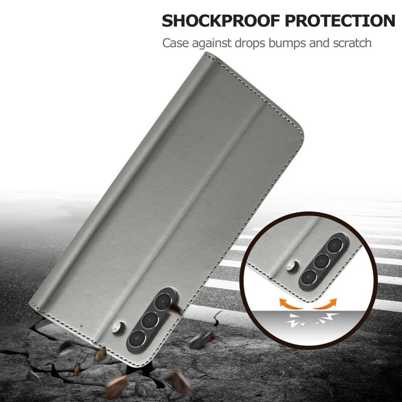 Housse Samsung Galaxy S21 FE LC.IMEEKE Effet Cuir Housse Samsung Galaxy S21 FE LC.IMEEKE Effet Cuir