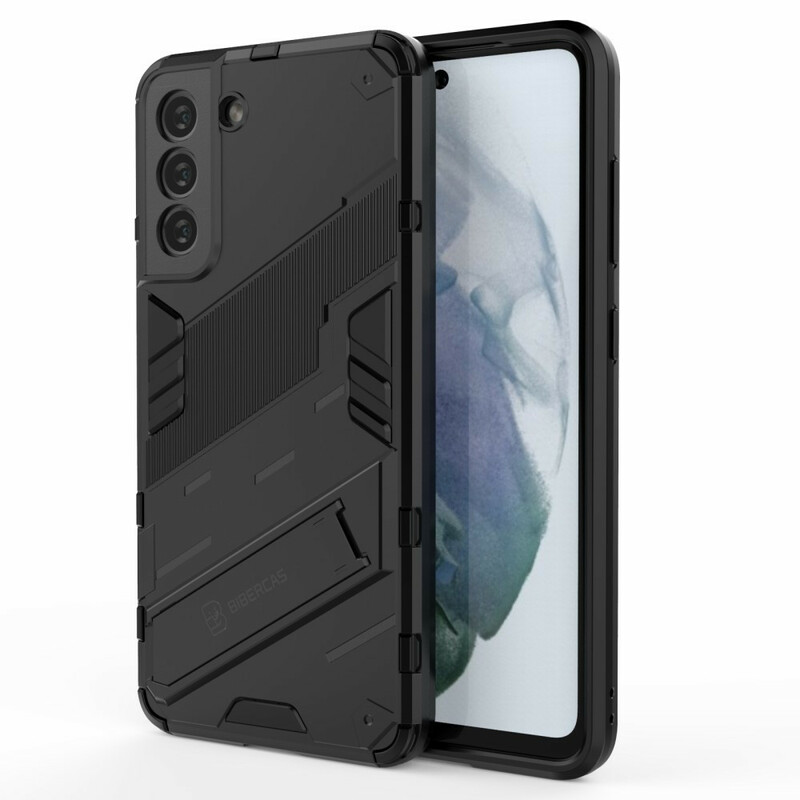Coque Samsung Galaxy S21 FE Support Amovible Deux Positions Mains Libres Coque Samsung Galaxy S21 FE Support Amovible Deux Positions Mains Libres