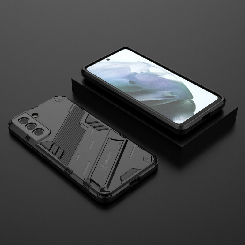 Coque Samsung Galaxy S21 FE Support Amovible Deux Positions Mains Libres Coque Samsung Galaxy S21 FE Support Amovible Deux Positions Mains Libres