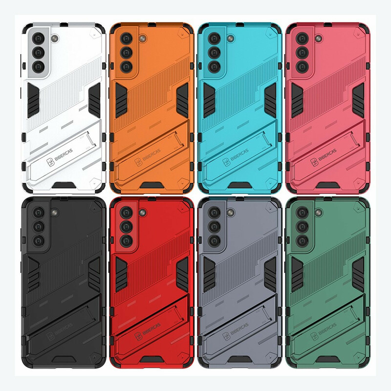 Coque Samsung Galaxy S21 FE Support Amovible Deux Positions Mains Libres Coque Samsung Galaxy S21 FE Support Amovible Deux Positions Mains Libres