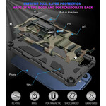 Coque Samsung Galaxy S21 FE Camouflage Support Amovible