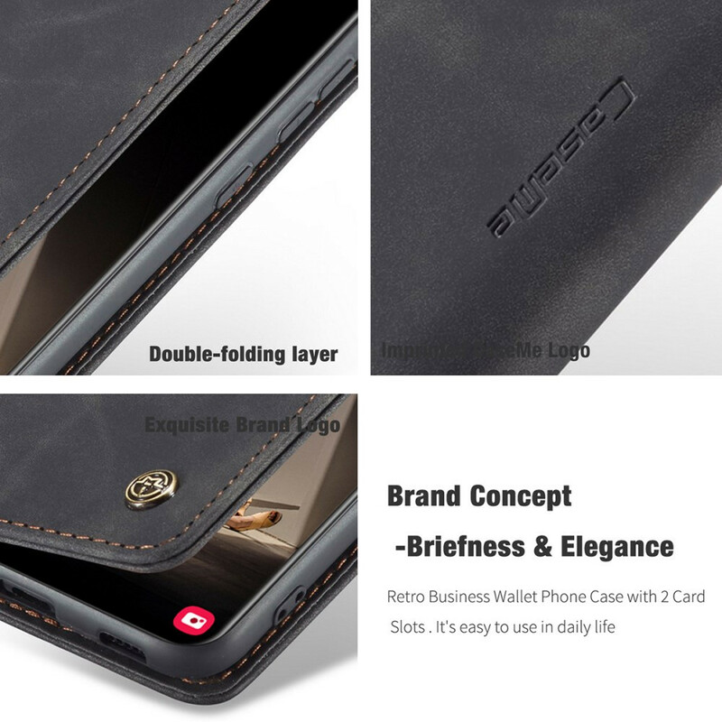 Flip Cover Samsung Galaxy S21 FE CASEME Simili Cuir Flip Cover Samsung Galaxy S21 FE CASEME Simili Cuir