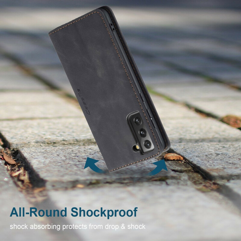 Flip Cover Samsung Galaxy S21 FE CASEME Simili Cuir Flip Cover Samsung Galaxy S21 FE CASEME Simili Cuir