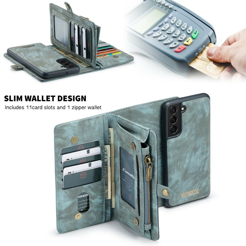 Flip Cover Samsung Galaxy S21 FE CASEME Portefeuille et Coque Flip Cover Samsung Galaxy S21 FE CASEME Portefeuille et Coque