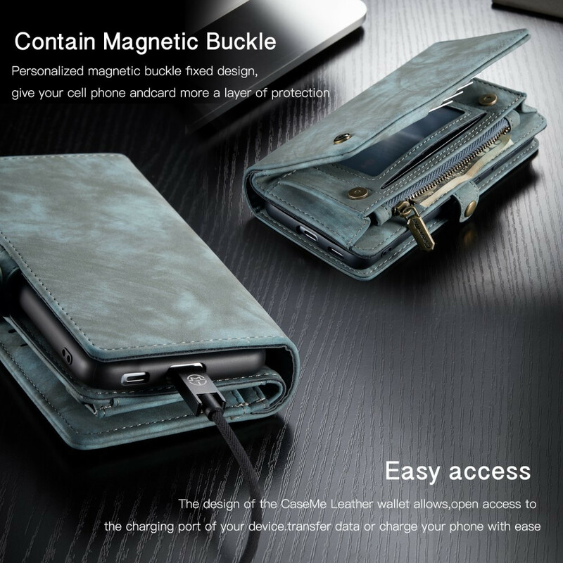 Flip Cover Samsung Galaxy S21 FE CASEME Portefeuille et Coque Flip Cover Samsung Galaxy S21 FE CASEME Portefeuille et Coque