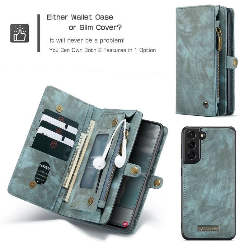 Flip Cover Samsung Galaxy S21 FE CASEME Portefeuille et Coque Flip Cover Samsung Galaxy S21 FE CASEME Portefeuille et Coque