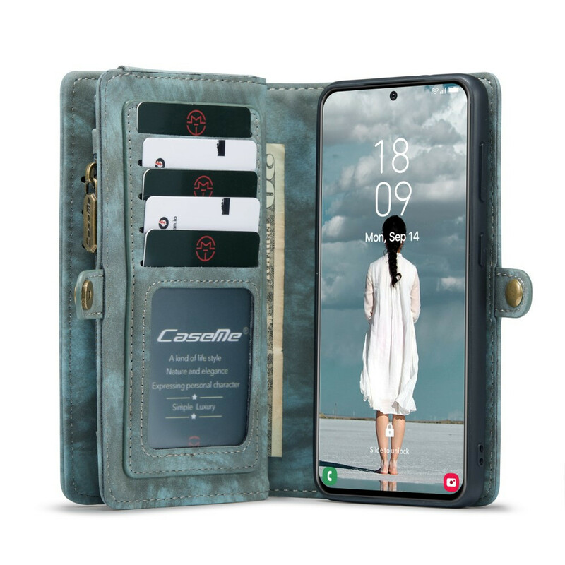 Flip Cover Samsung Galaxy S21 FE CASEME Portefeuille et Coque Flip Cover Samsung Galaxy S21 FE CASEME Portefeuille et Coque