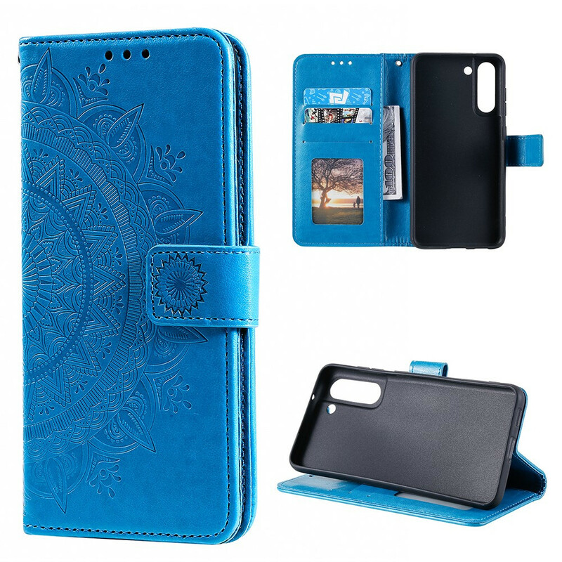 Housse Samsung Galaxy S21 FE Mandala Soleil Housse Samsung Galaxy S21 FE Mandala Soleil