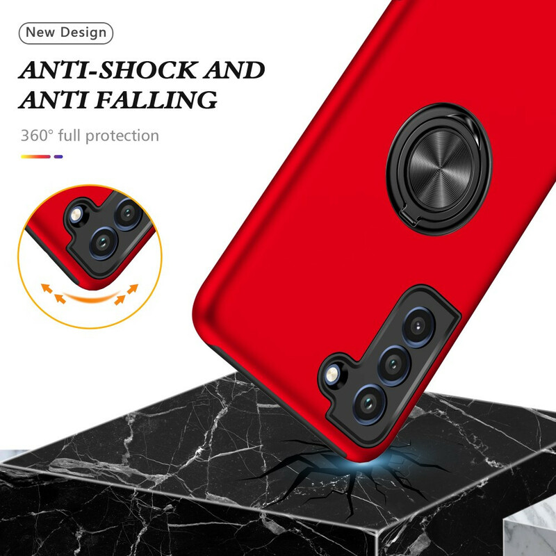 Coque Samsung Galaxy S21 FE Anneau-Support Magnétique