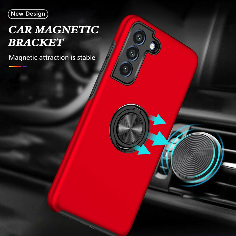 Coque Samsung Galaxy S21 FE Anneau-Support Magnétique