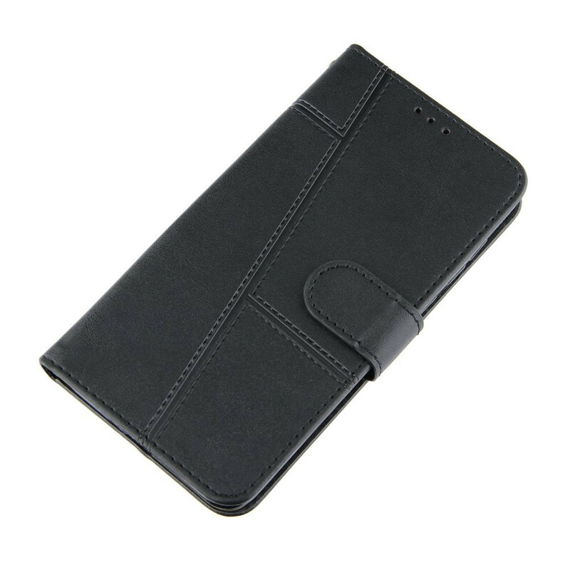 Housse Samsung Galaxy A02s Effet Cuir Géo à Lanière Housse Samsung Galaxy A02s Effet Cuir Géo à Lanière