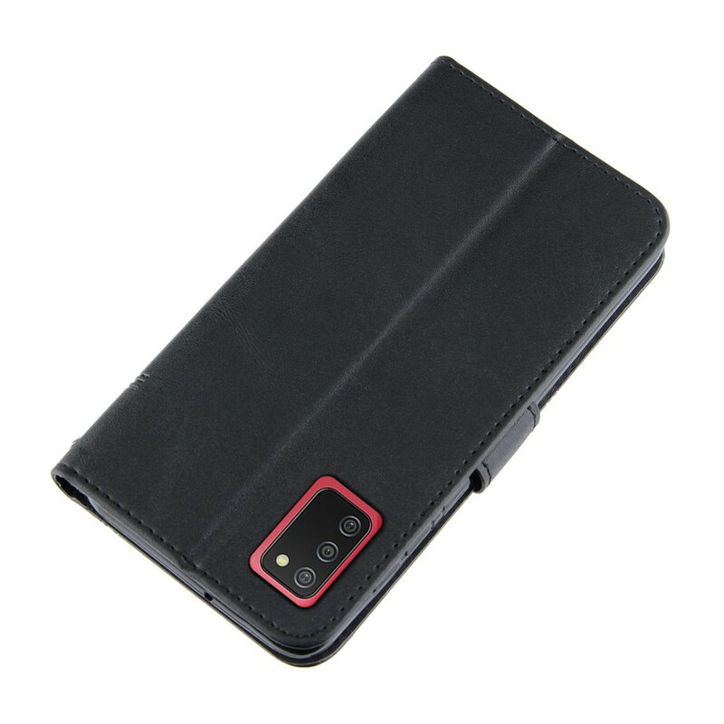 Housse Samsung Galaxy A02s Effet Cuir Géo à Lanière Housse Samsung Galaxy A02s Effet Cuir Géo à Lanière