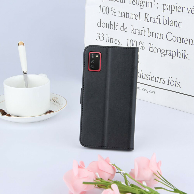 Housse Samsung Galaxy A02s Effet Cuir Géo à Lanière Housse Samsung Galaxy A02s Effet Cuir Géo à Lanière