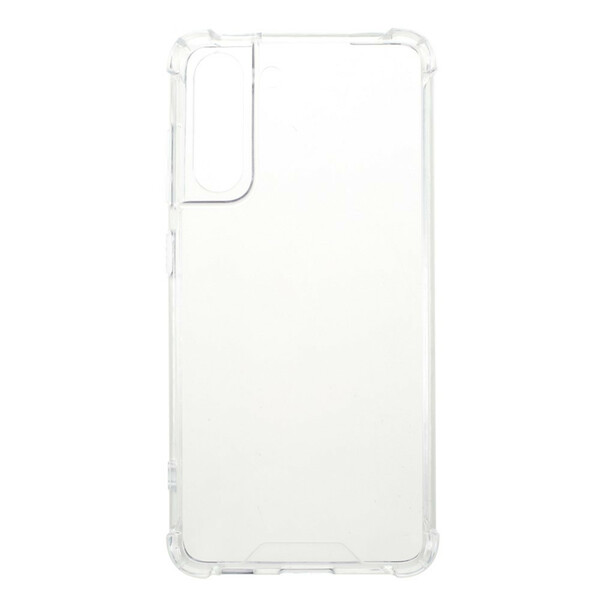 Coque Samsung Galaxy S21 FE Transparente Coins Renforcés