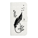 Housse Samsung Galaxy A02s Plume Life and Love Housse Samsung Galaxy A02s Plume Life and Love