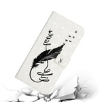 Housse Samsung Galaxy A02s Plume Life and Love Housse Samsung Galaxy A02s Plume Life and Love