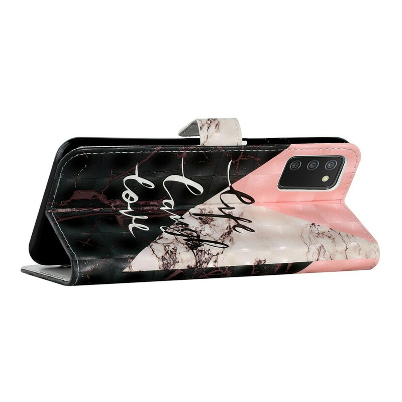 Housse Samsung Galaxy A02s Life Laugh Love