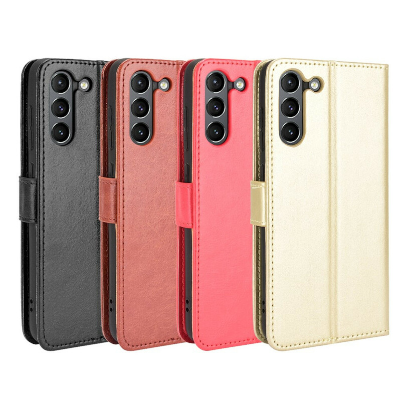Housse Samsung Galaxy S21 FE Simili Cuir Flashy Housse Samsung Galaxy S21 FE Simili Cuir Flashy