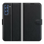Housse Samsung Galaxy S21 FE Simili Cuir Litchi Classique Housse Samsung Galaxy S21 FE Simili Cuir Litchi Classique