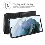 Housse Samsung Galaxy S21 FE Simili Cuir Litchi Classique Housse Samsung Galaxy S21 FE Simili Cuir Litchi Classique