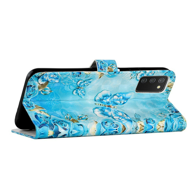 Housse Samsung Galaxy A02s Vol de Papillons