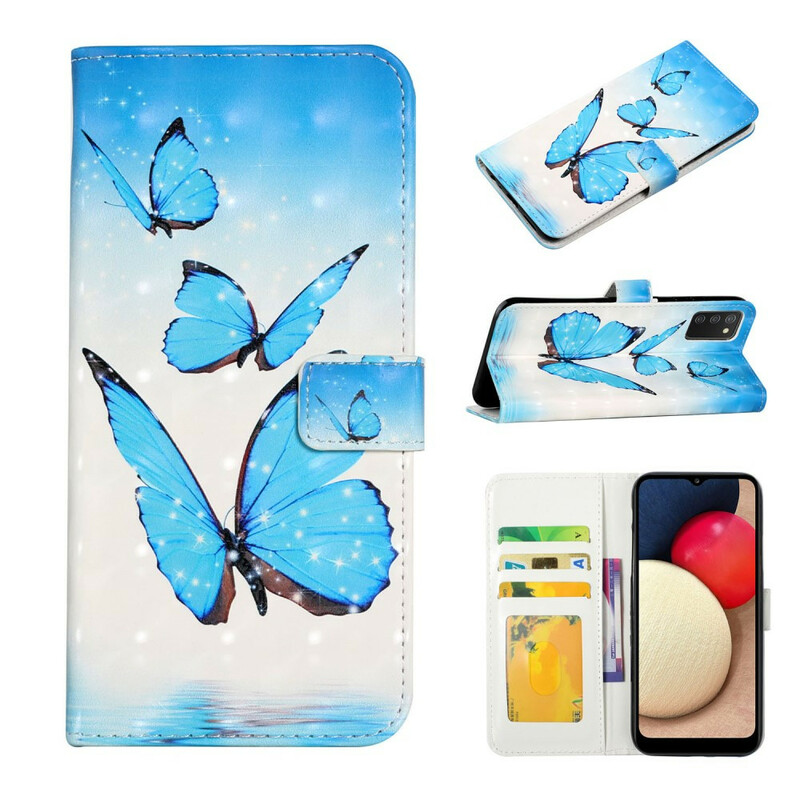 Housse Samsung Galaxy A02s Vol de Papillons Housse Samsung Galaxy A02s Vol de Papillons