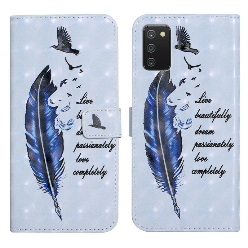 Housse Samsung Galaxy A02s Plume Before You Fly Housse Samsung Galaxy A02s Plume Before You Fly