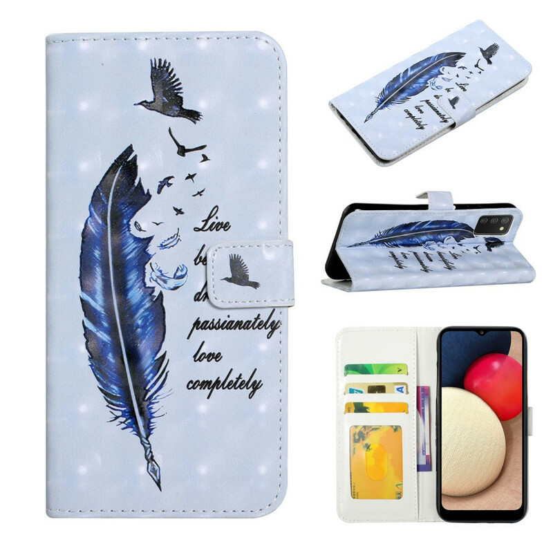 Housse Samsung Galaxy A02s Plume Before You Fly Housse Samsung Galaxy A02s Plume Before You Fly