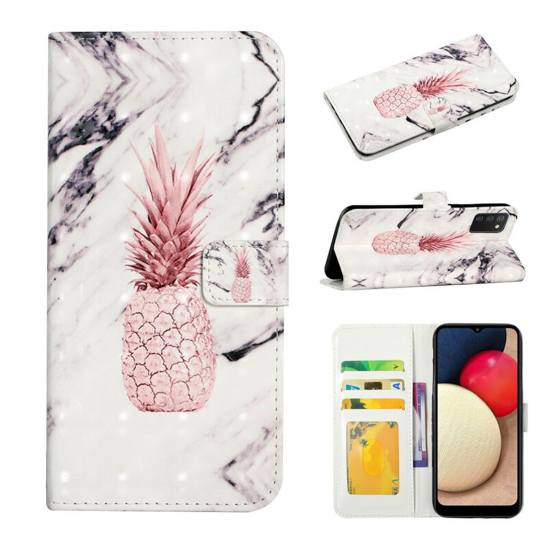 Housse Samsung Galaxy A02s Light Spot Ananas Housse Samsung Galaxy A02s Light Spot Ananas