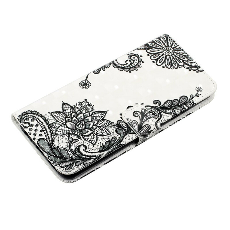 Housse Samsung Galaxy A02s Dentelle à Lanière Amovible Housse Samsung Galaxy A02s Dentelle à Lanière Amovible