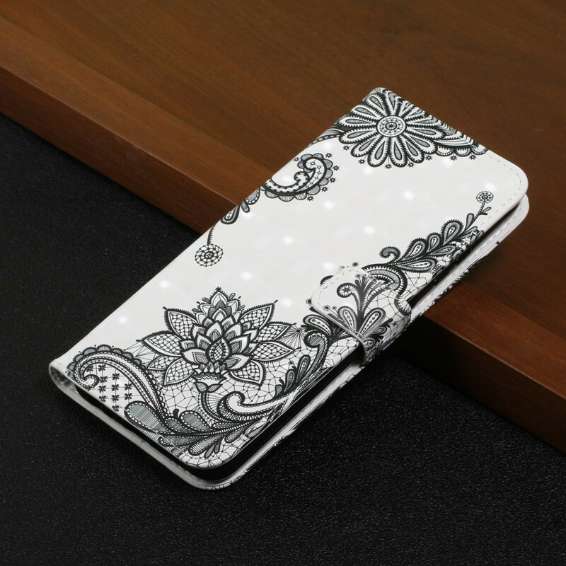 Housse Samsung Galaxy A02s Dentelle à Lanière Amovible Housse Samsung Galaxy A02s Dentelle à Lanière Amovible