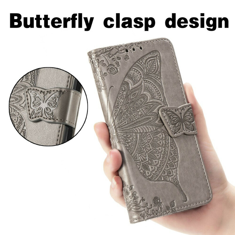 Housse Samsung Galaxy S21 FE Demi Papillons Housse Samsung Galaxy S21 FE Demi Papillons