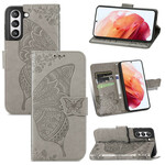 Housse Samsung Galaxy S21 FE Demi Papillons Housse Samsung Galaxy S21 FE Demi Papillons