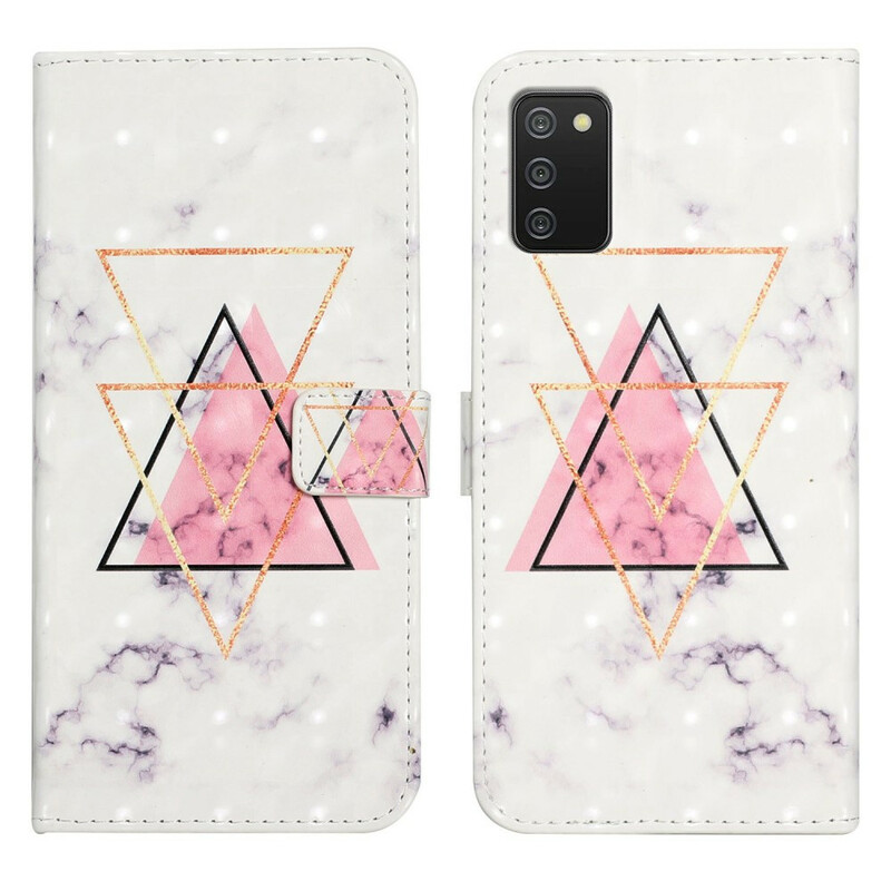 Housse Samsung Galaxy A02s Triangle en paillettes Housse Samsung Galaxy A02s Triangle en paillettes