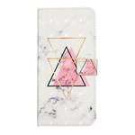 Housse Samsung Galaxy A02s Triangle en paillettes