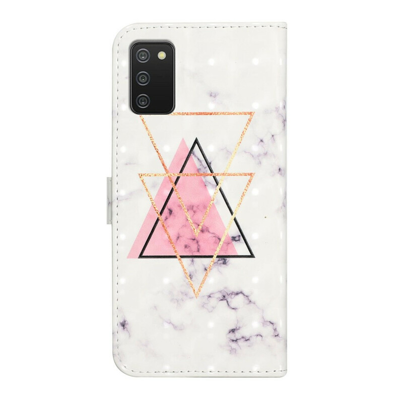 Housse Samsung Galaxy A02s Triangle en paillettes Housse Samsung Galaxy A02s Triangle en paillettes