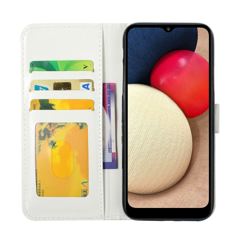 Housse Samsung Galaxy A02s Triangle en paillettes Housse Samsung Galaxy A02s Triangle en paillettes