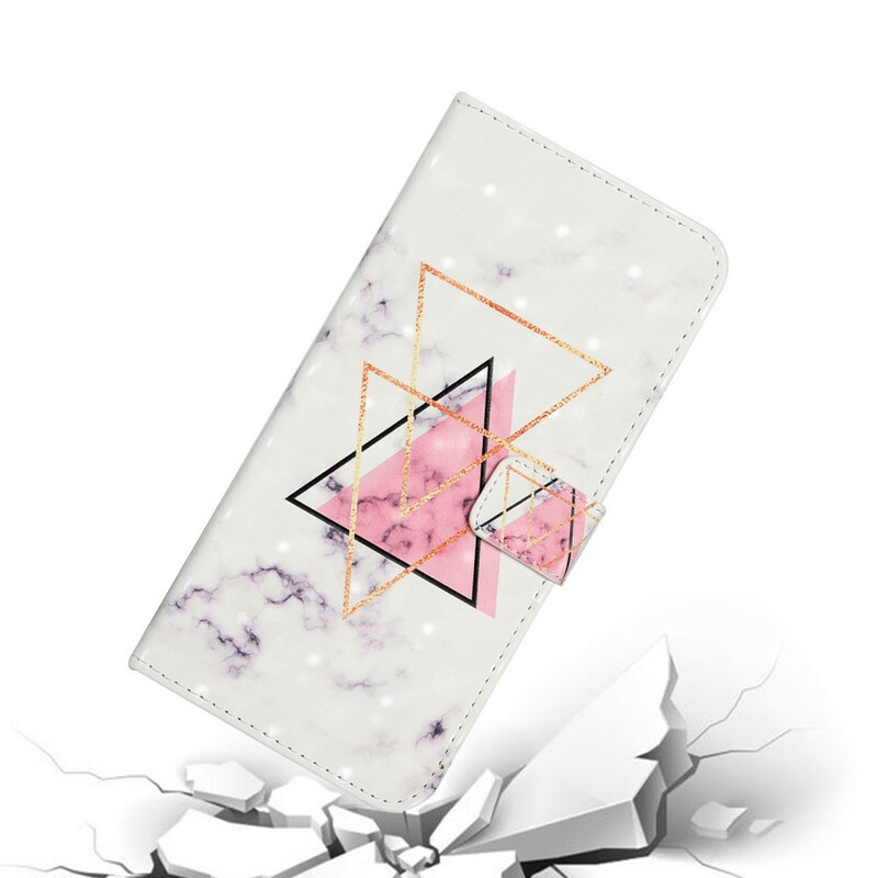 Housse Samsung Galaxy A02s Triangle en paillettes Housse Samsung Galaxy A02s Triangle en paillettes