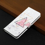 Housse Samsung Galaxy A02s Triangle en paillettes Housse Samsung Galaxy A02s Triangle en paillettes