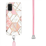 Coque Samsung Galaxy A02s à Cordon Marbre Premium Coque Samsung Galaxy A02s à Cordon Marbre Premium