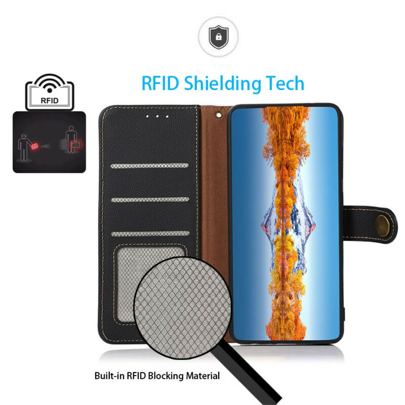 Housse Samsung Galaxy S21 FE Simili Cuir KHAZNEH RFID Housse Samsung Galaxy S21 FE Simili Cuir KHAZNEH RFID