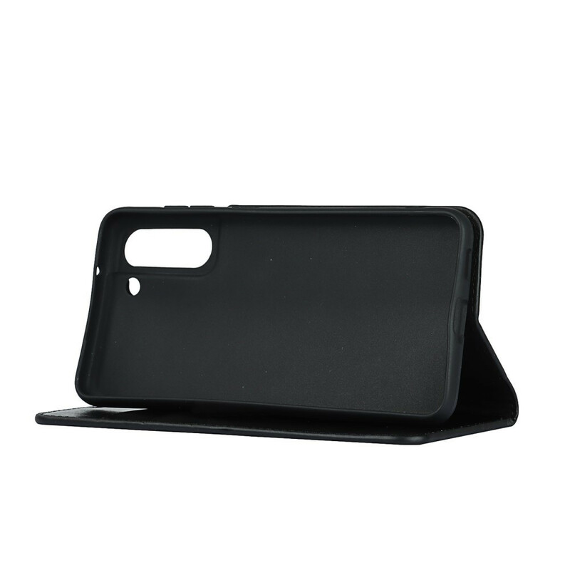 Flip Cover Samsung Galaxy S21 FE Cuir Véritable Proposition Couleurs