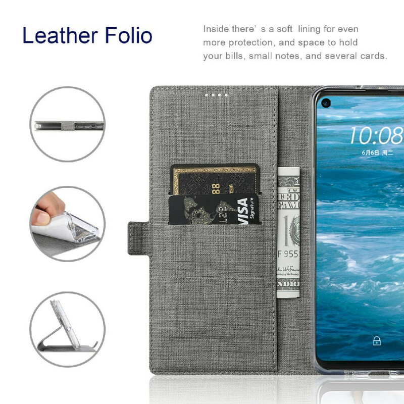 Flip Cover Samsung Galaxy S21 FE Texturée Flip Cover Samsung Galaxy S21 FE Texturée